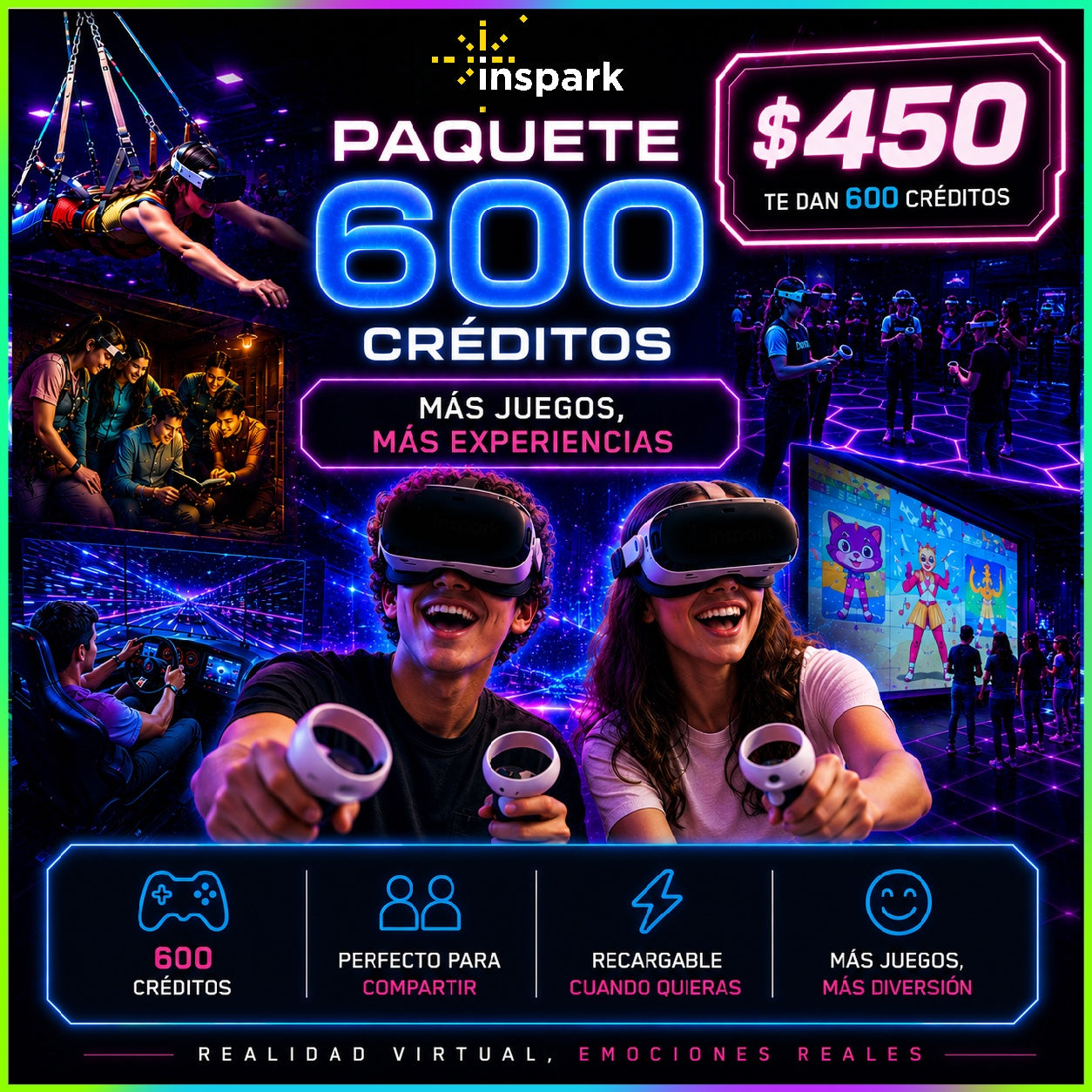Paquete 450 ➡️ 600 Credits