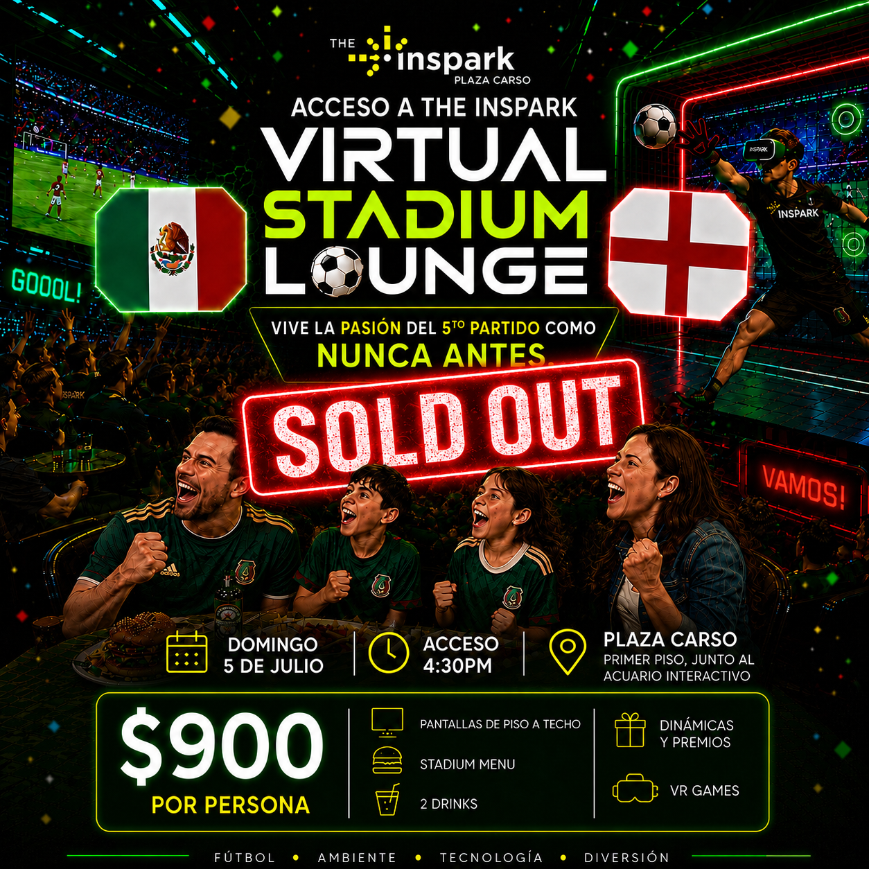 Virtual Stadium 5 de Julio 2026