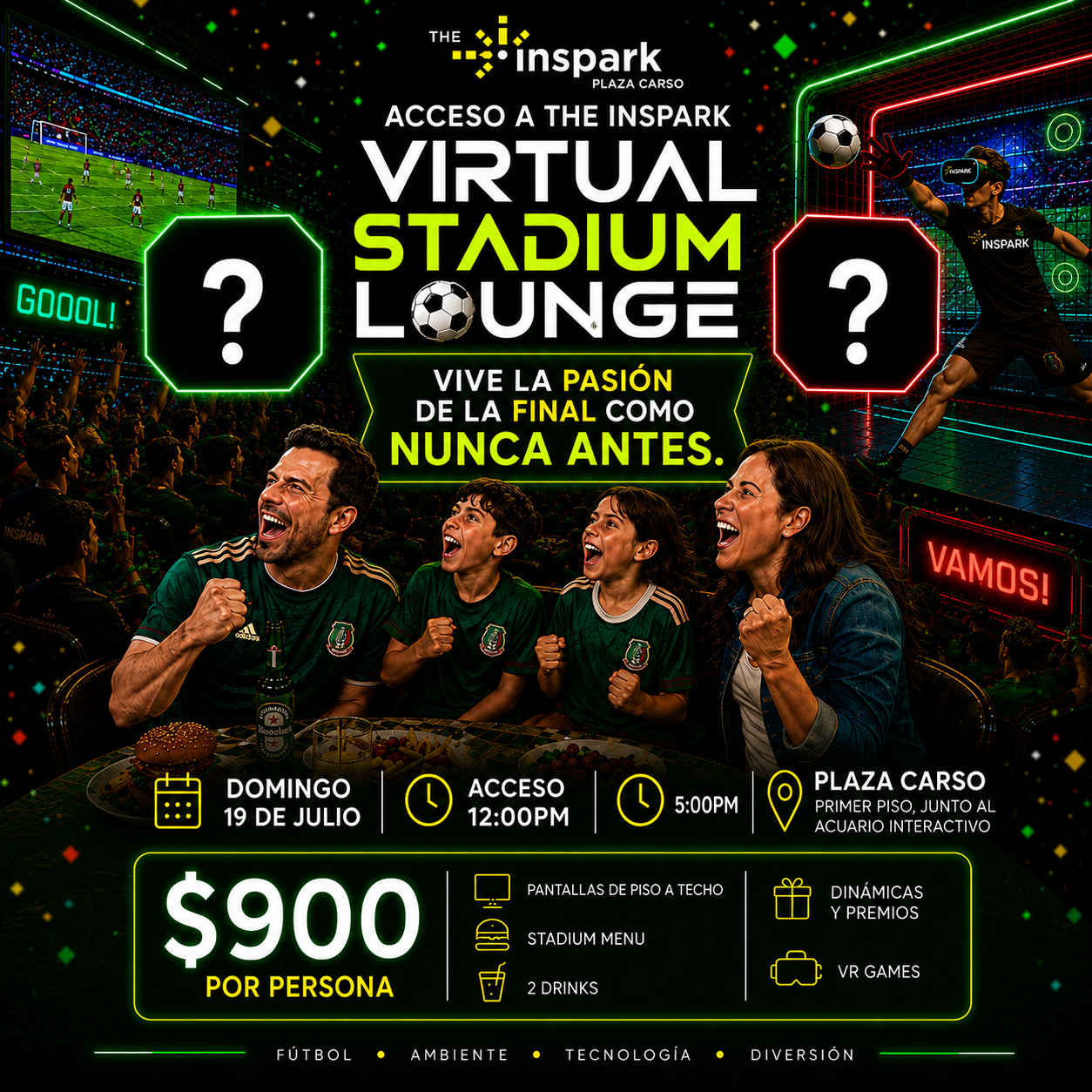 Virtual Stadium 19 de Julio 2026