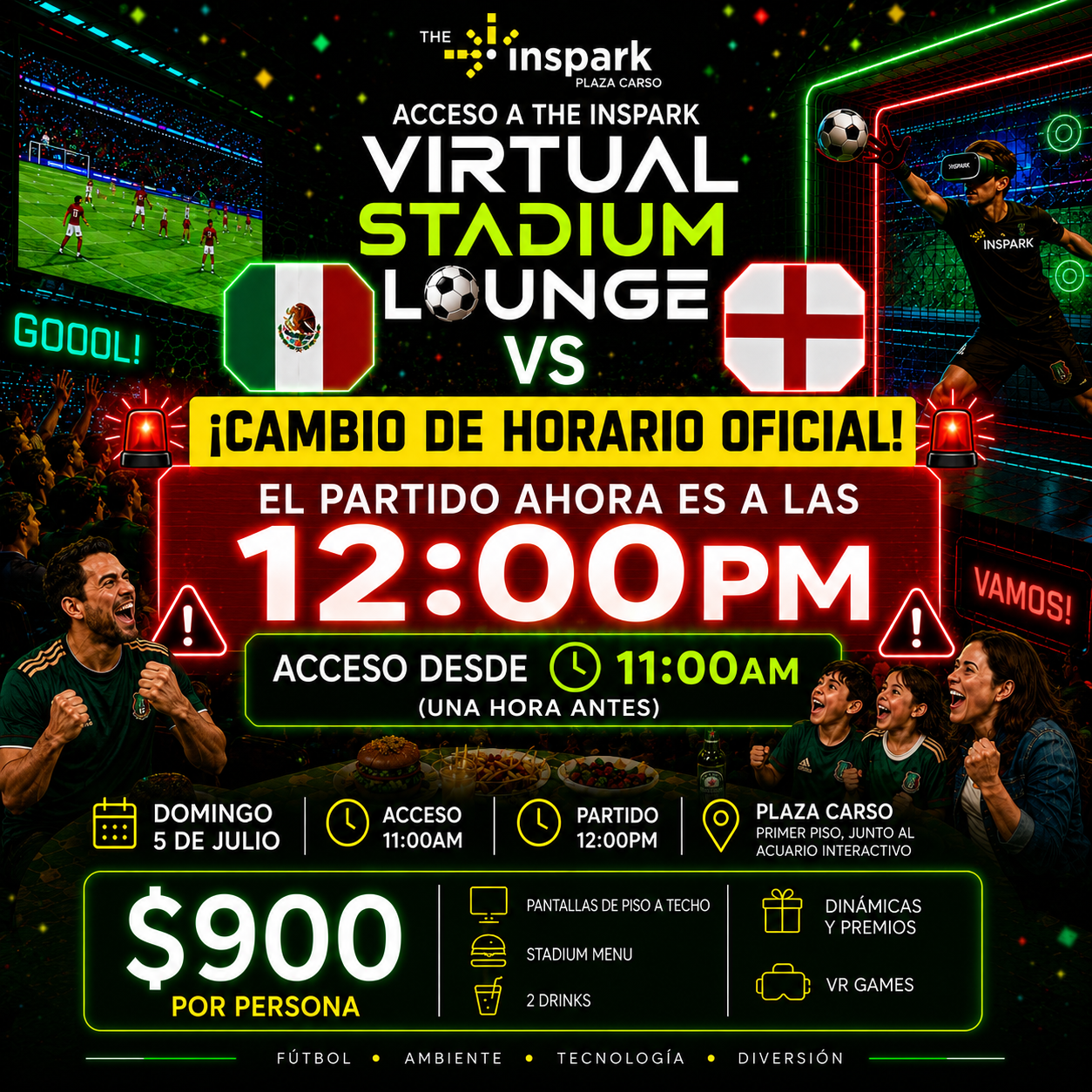 Virtual Stadium 5 de Julio 2026