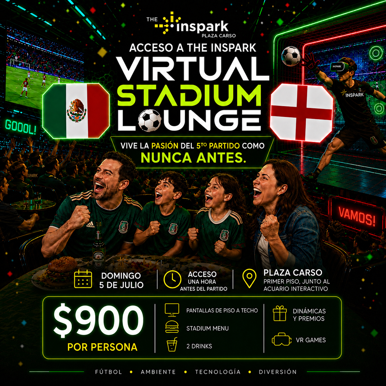 Virtual Stadium 5 de Julio 2026