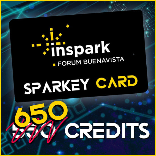 ¡PROMO! Sparkey Card 550 ➡️ 650 Credits