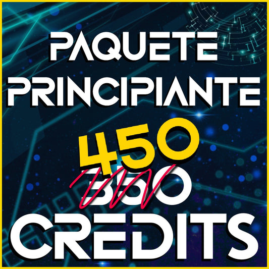 ¡PROMO! Paquete 350 ➡️ 450 Credits