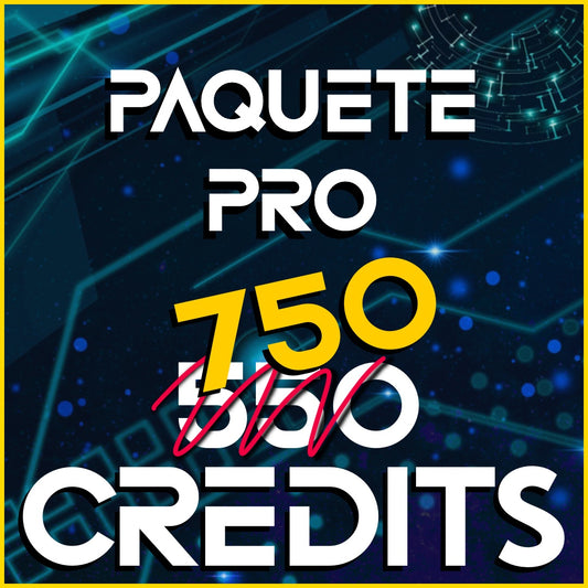 ¡PROMO! Paquete 550 ➡️ 750 Credits