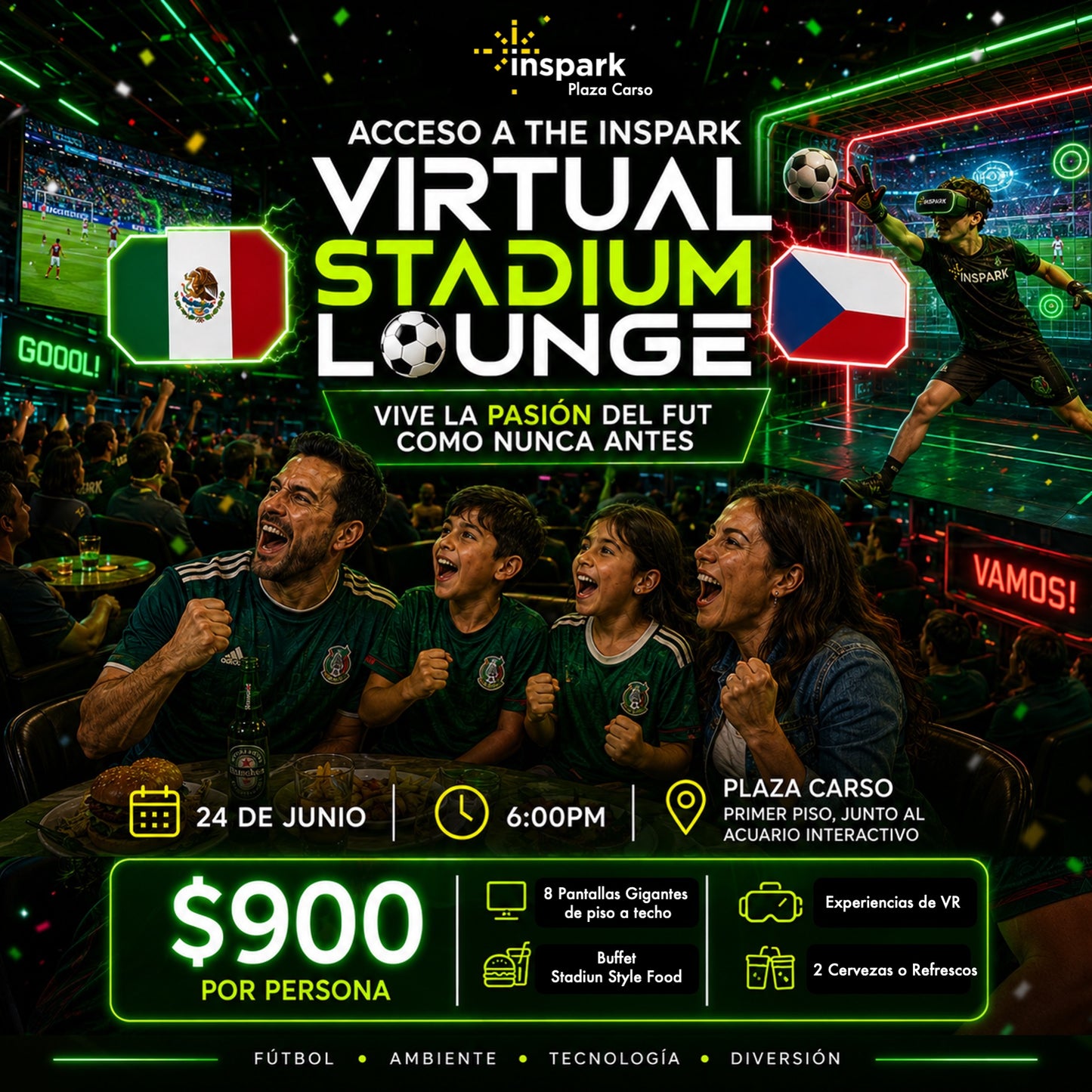 Virtual Stadium 24 de junio 2026